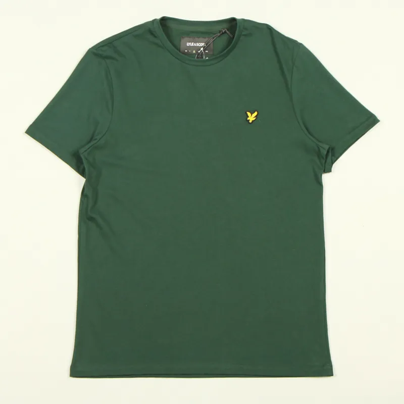 Lyle and Scott Plain T-Shirt - Dark Green